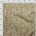 thumbnail image 3 of oneOone Polyester Spandex Olive Green Fabric Floral Sewing Fabric By The Yard Printed Diy Clothing Sewing Supplies 56 Inch Wide, 3 of 4
