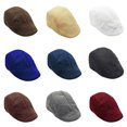 thumbnail image 2 of XMMSWDLA Newsboy Hat for Men Mesh Summer Flat Cap Cabbie Beret Cap Driving Hunting Hat with Elastic Sweatband Kids Winter Hats, 2 of 2