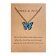 thumbnail image 1 of Collar con colgante de mariposa Retro, joyería sencilla a la moda Irfora Mariposa 3, 1 of 4
