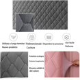 thumbnail image 3 of Gray 190cm Velvet Double Headboard Headboard Cover for Double/Single Bed High Quality Elastic Anti-Collection Protective Cover, 3 of 5