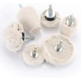thumbnail image 1 of Drilling machine polishing disc, polishing accessories 6-piece brush set conical polishing wheel polishing conical, 1 of 4