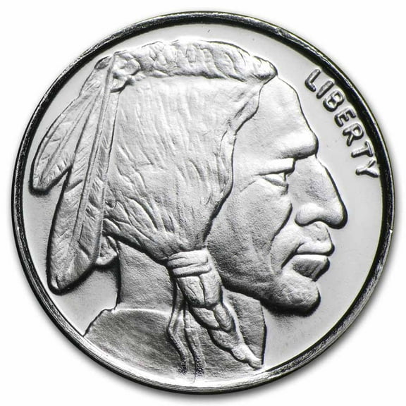 1/2 oz Silver Round - Buffalo