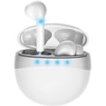 thumbnail image 1 of Auriculares Bluetooth 5.0 Auriculares inalámbricos Manos libres Bluetooth Mini auriculares recargables con caja de carga, Blanco sidaley EL5102-02B, 1 of 2