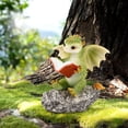 thumbnail image 2 of Figuras en miniatura de dragón de jardín de hadas, libro de lectura, colecciones de decoración de resina para terrario, micropaisaje, 2 of 5