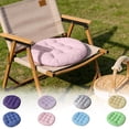 thumbnail image 7 of Floor Cushion for Adults Thick Velvet Floor Pillow Large Ottoman Chair Cushion Soft Mat for Sitting Reading Meditation Living Room Bedroom Decor Yoga Lounge Home Comfort Portable Strap Support, 7 of 7