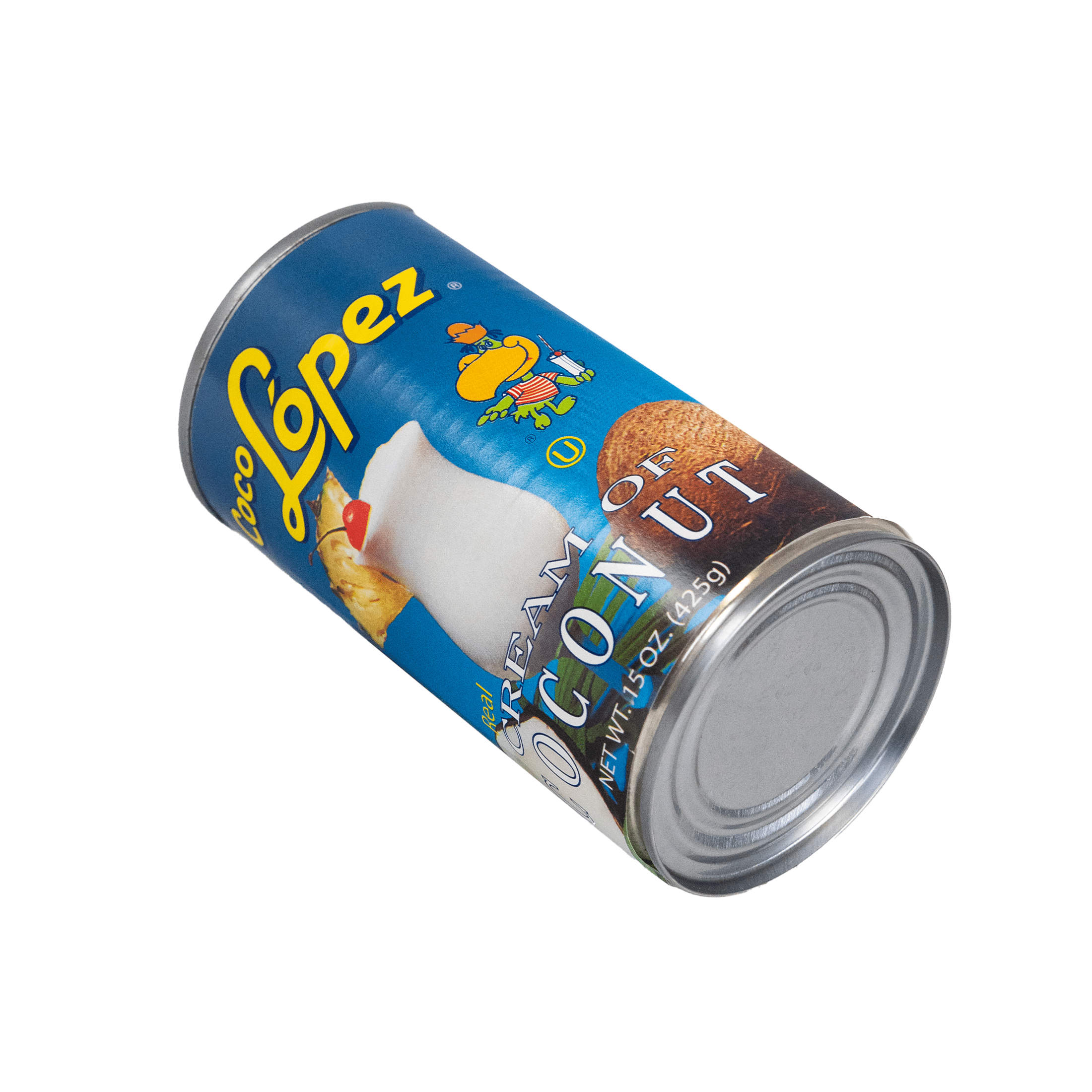 Coco Lopez Cream of Coconut 15oz Shelf Stable Aluminum Can for