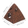 thumbnail image 2 of WHAMVOX Pyramid Fish and Shrimp Hideout House Aquarium Tank Decorations for and Small Pets, 2 of 8