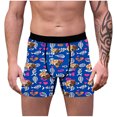 thumbnail image 2 of Dovford Men Valentines Boxer Briefs, Fashion Funny Novelty Heart Underwear, Comfort Breathable Soft Underpants Shorts, 2 of 7