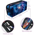 thumbnail image 5 of MUOOUM Pencil Case, Blue Space Galaxy Constellation Large Capacity Pencil Pouch Stationery Pen Bag, 5 of 7