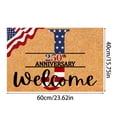 thumbnail image 3 of An A Z Letter Last Name Commemorating The 250th Anniversary Of The United States Rug A Celebration Of The 250th Anniversary Of Independence Day 40x60CM, 3 of 4