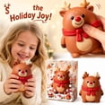 thumbnail image 2 of Christmas Squishy Hand‑play Decompression Fidget Toy, Stress Reducing Squeeze Sensory Toy, Pocket‑friendly Portable Play Toy for Boys Girls, Desk Ornament and Party Giveaway Gift(Cute Fawn), 2 of 6