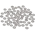 thumbnail image 1 of 200 cuentas espaciadoras de gran agujero de aleación tibetana de plata, espaciadores de joyería tipo donut para pulseras, fabricación de joyas, 8 x 2 mm, agujero: 3 mm, 1 of 9