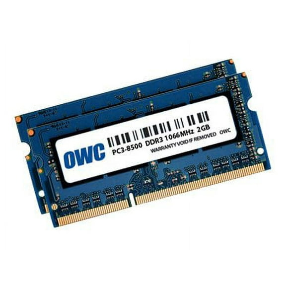 2 x 2.0GB PC8500 DDR3 1066MHz 204 Pin