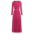 thumbnail image 1 of Vestido PRETTYGARDEN XL Conjunto de Top Corto y Falda de Punto Acanalado de Manga Larga, 1 of 7