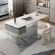 thumbnail image 3 of Modern Luxury Office Desks Slate Study Home Bedroom Office Desks Design Computer Escritorio Ordenador Work Furniture QF50OD My Lux Decor Round, 3 of 8