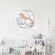 thumbnail image 4 of Pegatinas de pared JAMW Jirafa luna estrellas PVC Sencillez, 4 of 5