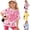 Red, variant on Girls Clothes Summer Short Sleeve Tee and Shorts Soft Daily Wear Set Girls Summer Outfits Blue 9-10 Years