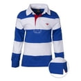 thumbnail image 2 of Polo Rugby à Manches Longues Rayé en Coton pour Garçons - Roya/blanc - Taille 2, 2 of 3