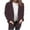 Coffee, variant on Ltctricy Women's Plus Size Jackets Casual Long Sleeve Zip up Coat Lightweight Loose Outerwear with Pockets