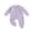 Purple, variant on BemeyourBBs Newborn Baby Girl Boy Spring Fall Winter Clothes Outfit Footed Romper 0 3 6 Months Casual Long Sleeve Lapel Collar Stripes Print Zip Up Footie Jumpsuit One Piece Outfits