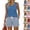 16# Blue, variant on Striped Outfits for Women 2 Piece Sets Sleeveless Square Neck Tank Tops and Beach Shorts Set Loungewear Sets,Light Blue,S