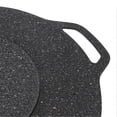 thumbnail image 3 of 30cm Round Aluminum BBQ Pan with High Thermal Conductivity, Glossy Appearance, Korean Style, for Camping, 3 of 4