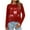 Rouge, variante sur yardsong T-Shirts Graphiques Mignons avec Nœud pour Femmes, Saint-Valentin, Col Rond, Manches Longues, Hauts de Sortie, Tunique Ample, Rouge, G