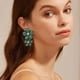 thumbnail image 3 of Moda Nueva Pendientes Europea y Personalidad Tendencia Color Doble Capa Flor Studs Dulce Pendientes, 3 of 5