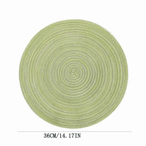 Ensemble de Table à Manger Napperons Lavables Napperons Tissés en Vinyle pour Table à Manger Napperons en Plastique Faciles à Nettoyer Ensemble de Table à Manger Napperons pour Table à Manger