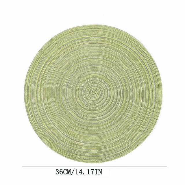 Dining Table Set Placemats Washable Woven Vinyl Placemats for Dining Table Easy to Clean Plastic Placemats Dining Table Set Placemats for Dining Table