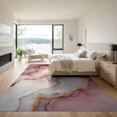 thumbnail image 3 of ODIKA 9'x12' Modern Opulent Swirl Aesthetic Washable Area Rug for Great Room, Indoor Concept, Large Living Low Pile, Flatwoven, 3 of 7