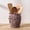 16148-Purple, variant on Farmhouse Kitchen Utensil Holder For Countertop Ceramic Large Cooking Crock With Cork Mat Decorative Rustic Counter Hollow Carving Flower Blue