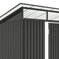 thumbnail image 6 of Uforic 9x4 FT Outdoor Storage Shed with Acrylic Windows, Secure Access Lock for Bike Garden Patio Dark Gray, 6 of 9
