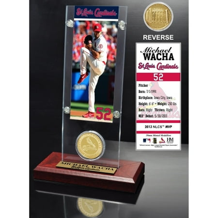 - St. Louis Cardinals Michael Wacha 2015 Player Ticket & Coin - No Size