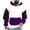 Mens Sweatshirts & Hoodies Purple, variant on Big & Tall Hoodies for Men Plus Size M-5X Fleece Lined Sweatshirts with Front Pocket Casual Pullover Plaid Printed Thermal Warm Long Sleeve Hoodie Tops