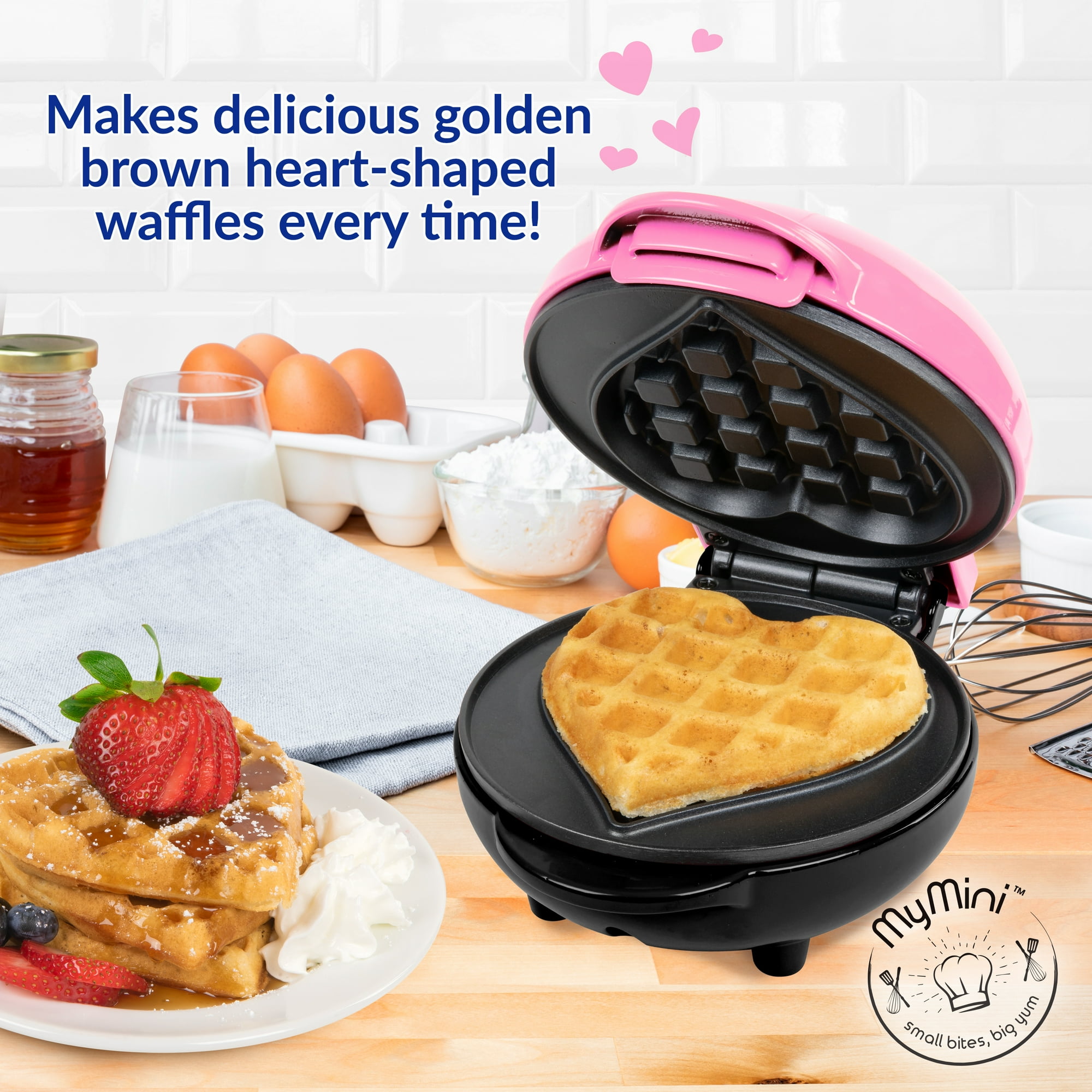 Mini Heart Waffle Maker