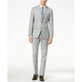 thumbnail image 2 of Calvin Klein Mens Shark Two Button Blazer Jacket, Grey, 42 Long, 2 of 2