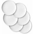 thumbnail image 3 of Delling Appetizer Plates White Round Ceramic 6-Pack 7 Inch, 3 of 5