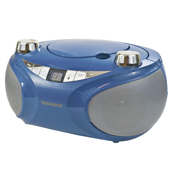 Magnavox Bluetooth CD Boombox, Blue, MD6949-BL