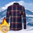 thumbnail image 2 of BVnarty Plaid Shirts for Men Plaid Button-Up Shirt Casual Long Sleeve Turndown Collar Fashionable Cardigan for Spring Summer Parties and Outdoor Activities, 2 of 5