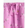 thumbnail image 3 of Wonder Nation Girls Wide Leg Fleece Pants, Sizes 4-18 & Plus, 3 of 3