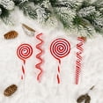 thumbnail image 4 of Cdar Plastic Candy Cane Lollipop Ornament, Tree Hanging Decoration Twisted Toy Candy Canes Stick for Home Party Holiday, 4 of 7