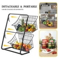 Tolobeve 2Tier Countertop Fruit Basket Bowl, Vegetable Produce Storage