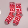 thumbnail image 2 of 6 Pairs Christmas Socks Colorful Printed Pattern Holiday Socks Skin Friendly Warm Christmas Decoration Gadget 6 Pairs Free Size, 2 of 6