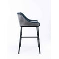thumbnail image 4 of Boraam Parlor Faux Leather Adjustable Bar Stool - Midnight Blue, 4 of 8