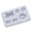 Transparent, variant on Farfi Silicone Mold Cute DIY Handmade Jewelry Making Cat Paw Resin Mould for Mold Store (Transparent)