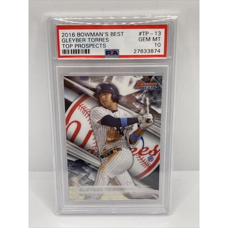Graded 2015 Topps Heritage Gleyber Torres #112 Minor League Rookie RC ...