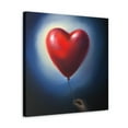 thumbnail image 2 of Heart Balloon Ascension - Canvas, 2 of 10
