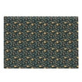 thumbnail image 1 of Tangerine Cutting Board, Repetitive Pattern with Swirling Branches Citrus Fruits, Decorative Tempered Glass Cutting and Serving Board, in 3 Sizes, by Ambesonne, 1 of 2