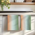 thumbnail image 7 of Sage Green Orange Ombre Kitchen Towels Set of 2, Abstract Modern Art Aesthetics Absorbent Dish Towels for Kitchen, Microfiber Hand Towel, Quick Drying Tea Towel for Cleaning Decorative Dishcloths, 7 of 7